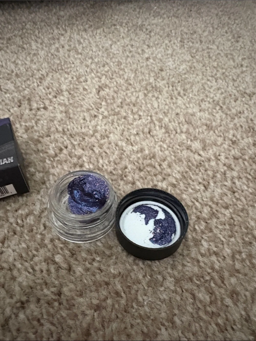 Melt Cosmetics Glitter Eye Gel Bailey Sarian - Black & Purple Packaging